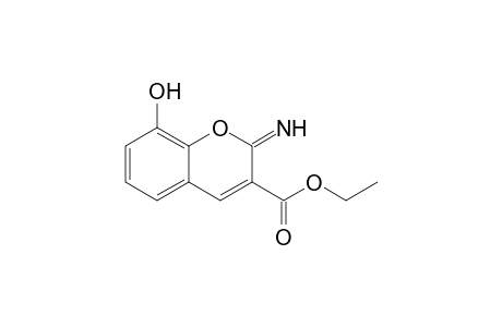 8-Hydroxy-2-imino-1-benzopyran-3-carboxylic acid ethyl ester