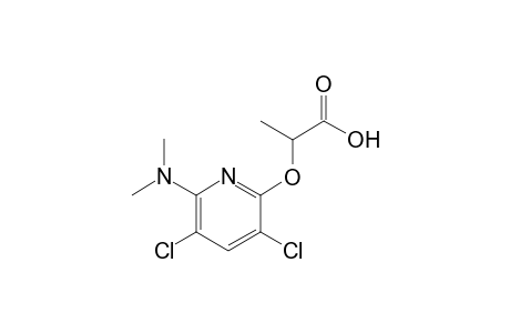 2-(3,5-Dichloro-6-dimethylaminopyridyloxy)-2-propionic acid