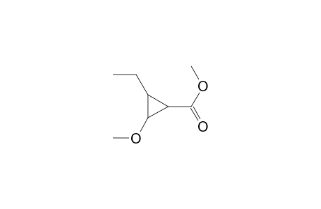 2-Ethyl-3-methoxy-1-cyclopropanecarboxylic acid methyl ester