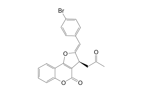 (S,Z)-2-(4-Bromobenzylidene)-3-(2-oxopropyl)-2H-furo[3,2-c]chromen-4(3H)-one