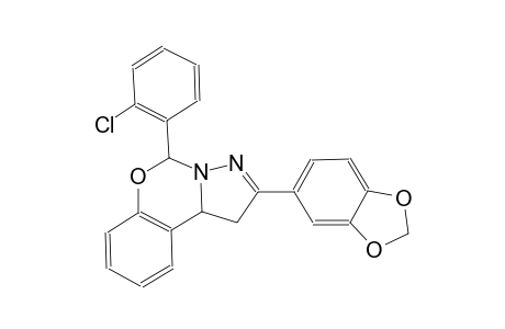 2-(1,3-benzodioxol-5-yl)-5-(2-chlorophenyl)-1,10b-dihydropyrazolo[1,5-c][1,3]benzoxazine