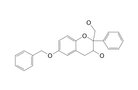 6-BENZYLOXY-3-HYDROXY-2-PHENYL-3,4-DIHYDRO-2H-1-BENZOPYRANE-2-METHANOL