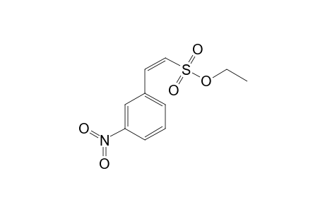Ethenesulfonic acid, 2-(3-nitrophenyl)-, ethyl ester, (Z)-