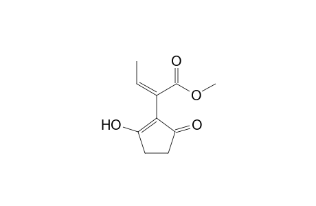 (Z)-Methyl 2-(2-hydroxy-5-oxocyclopent-1-enyl)but-2-enoate