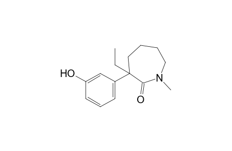 3-ethylhexahydro-3-(m-hydroxyphenyl)-1-methyl-2H-azepin-2-one
