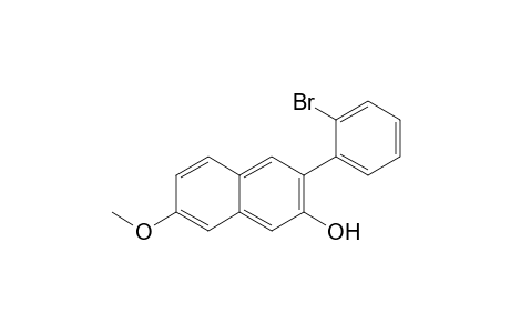 3-(2-Bromophenyl)-7-methoxynaphthalen-2-ol