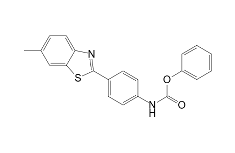 Carbamic acid, [4-(6-methyl-2-benzothiazolyl)phenyl]-, phenyl ester