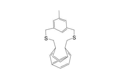 3,11-Dithia-7-methyltetracyclo[11.5.3.1(5,9).0(17,21)docosan-5,7,9(22),13,15,17(21),18(1),19-octaene