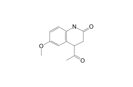 4-Acetyl-6-methoxy-3,4-dihydro-2(1H)-quinolinone