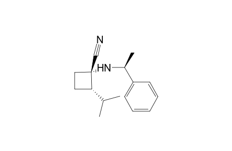 (1S,2S)-1-[[(1S)-1-phenylethyl]amino]-2-propan-2-yl-1-cyclobutanecarbonitrile