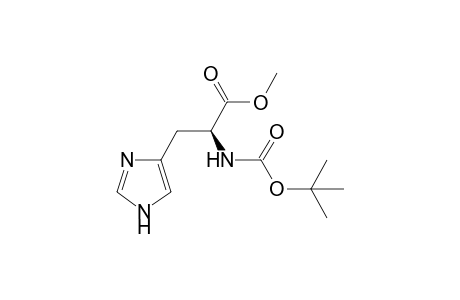(-)-N.alpha.-tert-Butoxycarbonyl-L-histidine methyl ester