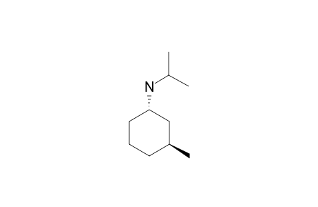 N-(PROPAN-2-YL)-3-METHYL-CYCLOHEXANAMINE;TRANS-ISOMER