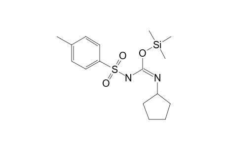 Trimethylsilyl N'-cyclopentyl-N-[(4-methylphenyl)sulfonyl]imidocarbamate