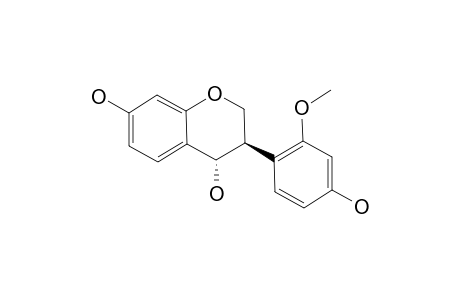CONFEROL-A;(3R,4R)-3-(4-HYDROXY-2-METHOXYPHENYL)-3,4-DIHYDRO-2H-CHROMENE-4,7-DIOL