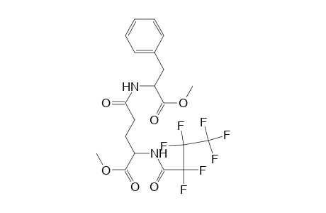 L-Phenylalanine, N-[N-(2,2,3,3,4,4,4-heptafluoro-1-oxobutyl)-L-.gamma.-glutamyl]-, dimethyl ester