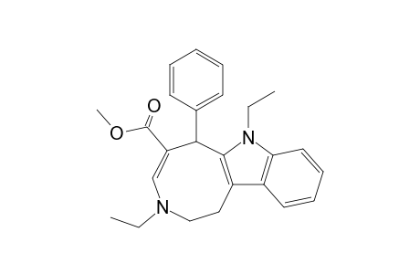 Methyl 3,7-Diethyl-6-phenyl-2,3,6,7-tetrahydro-1H-azocino[5,4-b]indole-5-carboxylate