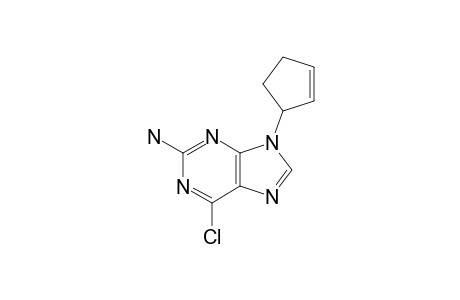 2-AMINO-6-CHLORO-9-(CYCLOPENT-2-ENYL)-9H-PURINE