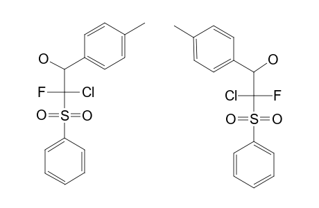 2-CHLORO-2-FLUORO-2-PHENYLSULFONYL-1-TOLYLETHANOL