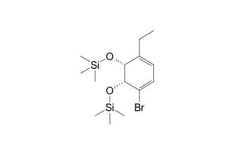 cis-(1R,2R)-1,2-bis(Trimethylsilyloxy)-3-ethyl-6-bromocyclohexa-3,5-diene