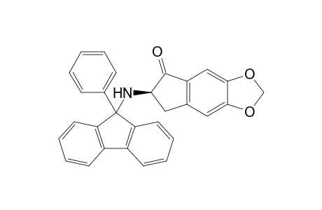 (6R)-6-[(9-phenyl-9-fluorenyl)amino]-5,6-dihydrocyclopenta[f][1,3]benzodioxol-7-one
