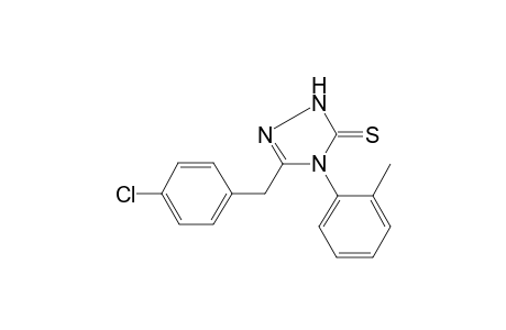 5-(4-Chlorobenzyl)-4-(2-methylphenyl)-2,4-dihydro-3H-1,2,4-triazole-3-thione