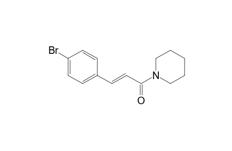 3-(p-Bromophenyl)-(2E)-propenoic acid piperidide