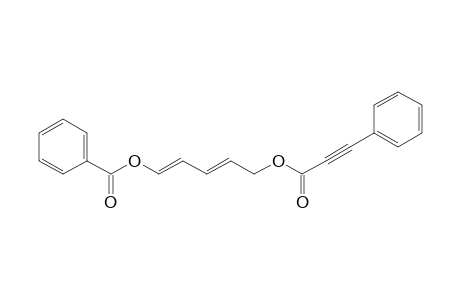 2-Propynoic acid, 3-phenyl-, 5-(benzoyloxy)-2,4-pentadienyl ester, (E,E)-