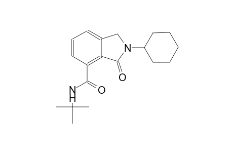 1H-isoindole-4-carboxamide, 2-cyclohexyl-N-(1,1-dimethylethyl)-2,3-dihydro-3-oxo-