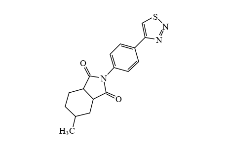 4-methyl-N-[p-(1,2,3-thiadiazol-4-yl)phenyl]-1,2-cyclohexanedicarboximide