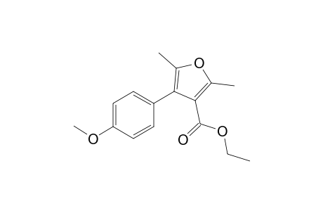 2,5-Dimethyl-4-(4-methoxyphenyl)furan-3-carboxylic acid ethyl ester