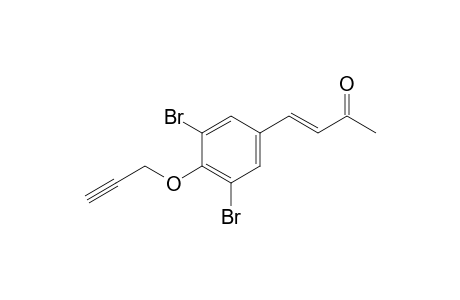 1-Acetyl-2-(4'-propargyloxy-3',5'-dibromophenyl)ethylene