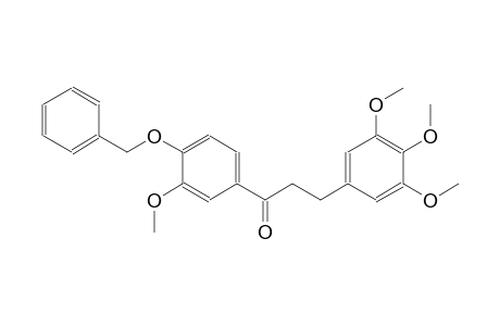 1-[4-(benzyloxy)-3-methoxyphenyl]-3-(3,4,5-trimethoxyphenyl)-1-propanone