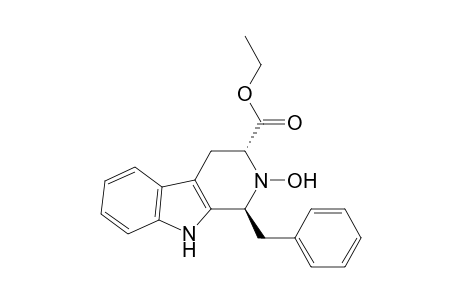 1H-Pyrido[3,4-b]indole-3-carboxylic acid, 2,3,4,9-tetrahydro-2-hydroxy-1-(phenylmethyl)-, ethyl ester, trans-