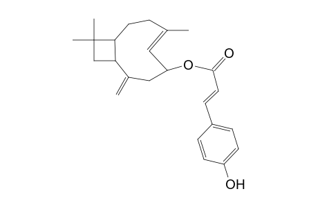 Caryophyllene <6-Hydroxy-.beta.-> p-coumarate