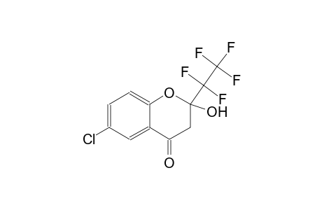 6-chloro-2-hydroxy-2-(1,1,2,2,2-pentafluoroethyl)-2,3-dihydro-4H-chromen-4-one