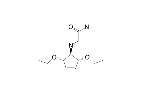 4-((Carbamoylmethyl)amino)-3,5-diethoxycyclopentene