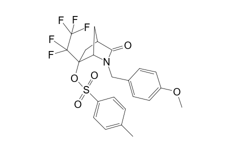 2-(4'-Methoxybenzyl)-3-oxo-6-(pentafluoroethyl)-2-azabicyclo[2.2.1]hept-6-yl (p-Tolyl)sulfonate