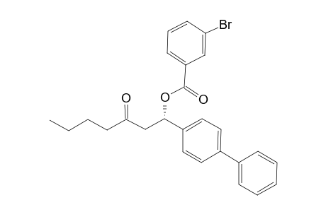 (+)-(S)-1-(4-BIPHENYL)-1-(4-BROMOBENZOYLOXY)-3-HEPTANONE