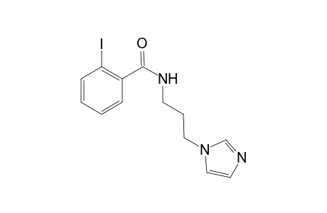 N-(3-imidazol-1-ylpropyl)-2-iodanyl-benzamide