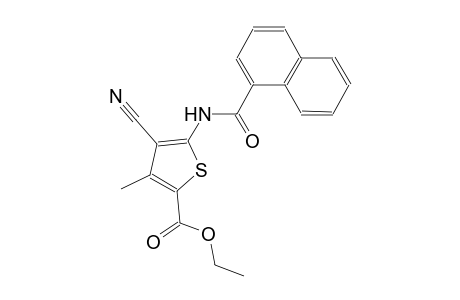 ethyl 4-cyano-3-methyl-5-(1-naphthoylamino)-2-thiophenecarboxylate
