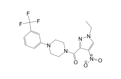 1-[(1-ethyl-4-nitro-1H-pyrazol-3-yl)carbonyl]-4-[3-(trifluoromethyl)phenyl]piperazine