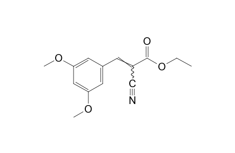 alpha-cyano-3,5-dimethoxycinnamic acid, ethyl ester