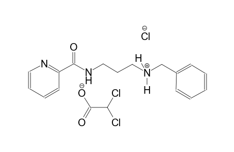 benzyl[3-(pyridin-2-ylformamido)propyl]azanium 2,2-dichloroacetate chloride