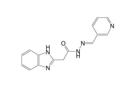 2-(1H-benzimidazol-2-yl)-N'-[(E)-3-pyridinylmethylidene]acetohydrazide
