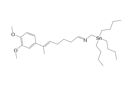N-[(Trin-butylstannyl)methyl]-6-(3,4-dimethoxyphenyl)-5-heptenimine
