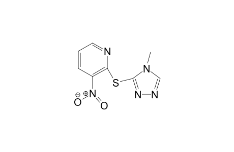 Pyridine, 2-[(4-methyl-4H-1,2,4-triazol-3-yl)thio]-3-nitro-