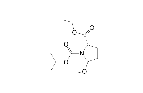 (2S,5R/S)-1-(tert-Butoxycarbonyl)-5-methoxypyrrolidine-2-carboxylic acid ethyl ester