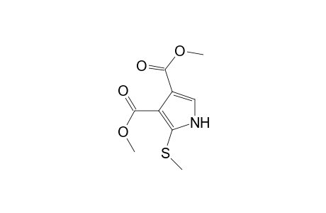 1H-Pyrrole-3,4-dicarboxylic acid, 2-(methylthio)-, dimethyl ester