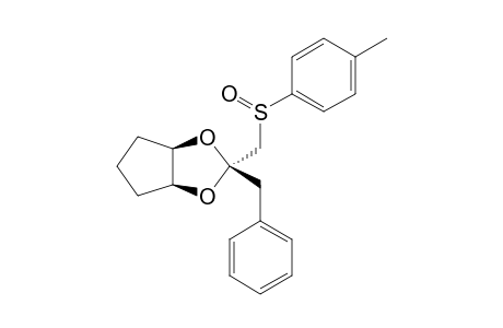 (1S,3R,5R)-3-endo-Benzyl-3-exo-(p-tolylsulfinyl)methyl-2,4-dioxa-bicyclo[3.3.0]octane