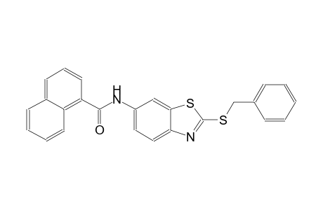 N-[2-(benzylsulfanyl)-1,3-benzothiazol-6-yl]-1-naphthamide
